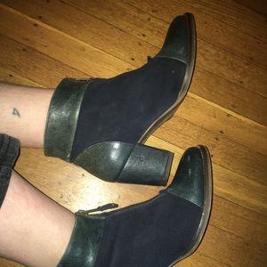 Eric Michael size 39 boots green/navy